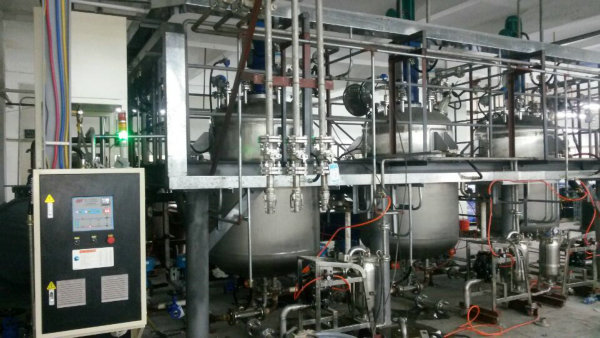 奥兰特反应釜专用导热油电加热器使用现场